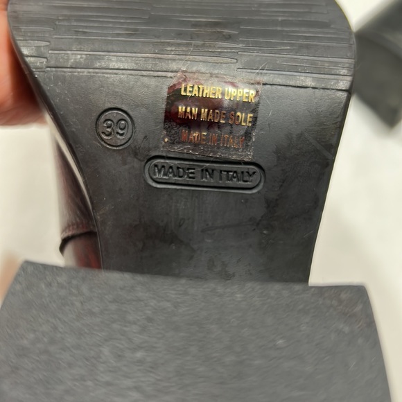 ITALIAN EMANUELE CRASTO MADE IN ITALY ANKLE BOOTS SIZE 39 BRAND NEW WITHOUT BOX - Picture 9 of 11